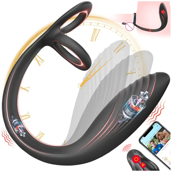 "Wearable Taint Stimulator & Prostate Vibrator with Cock Ring"