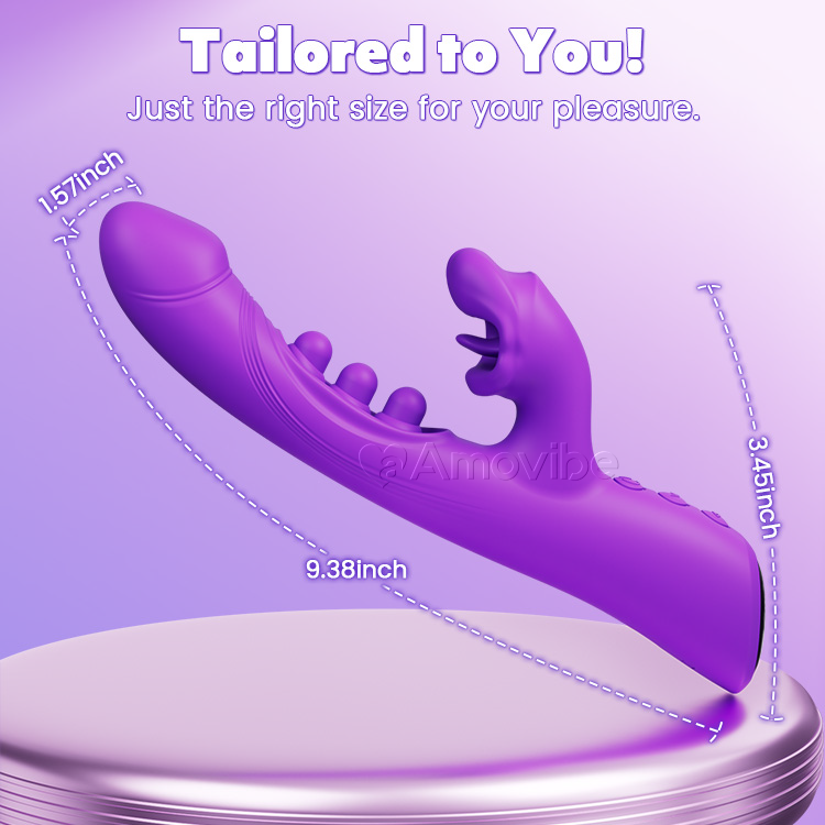 Kissing & Triple-Tap Vibraattori – Klitoris- ja G-pisteen Stimulointi