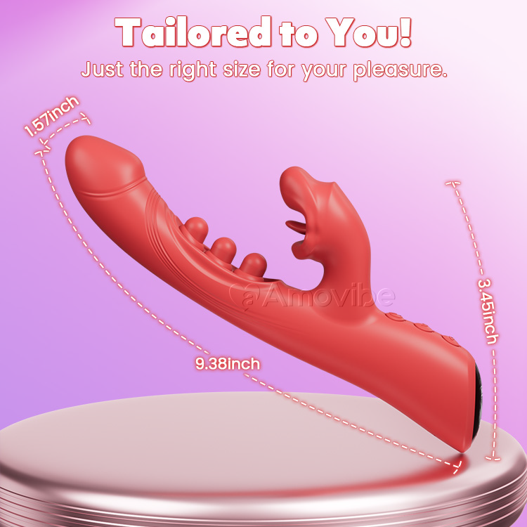 Kissing & Triple-Tap Vibraattori – Klitoris- ja G-pisteen Stimulointi