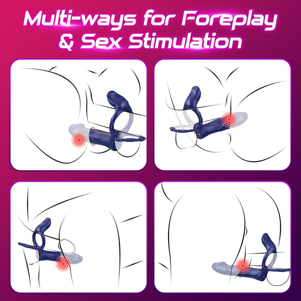 Kiinnitettävä penis ja värisevä hihna – penisrengas klitoriksen ja G-pisteen stimulaatioon