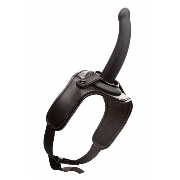 Puettava säädettävä reisihihna valjaissa sarja silikoniprobe BDSM-seksilelu